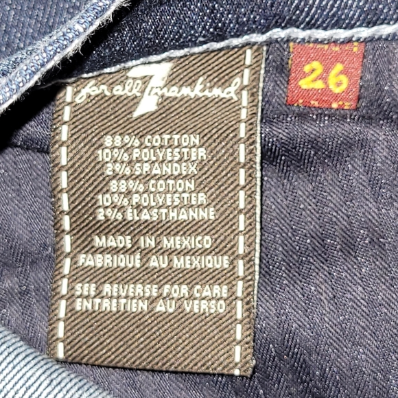7 for all Mankind Roxanne medium wash skinny jeans 26 - Picture 4 of 9